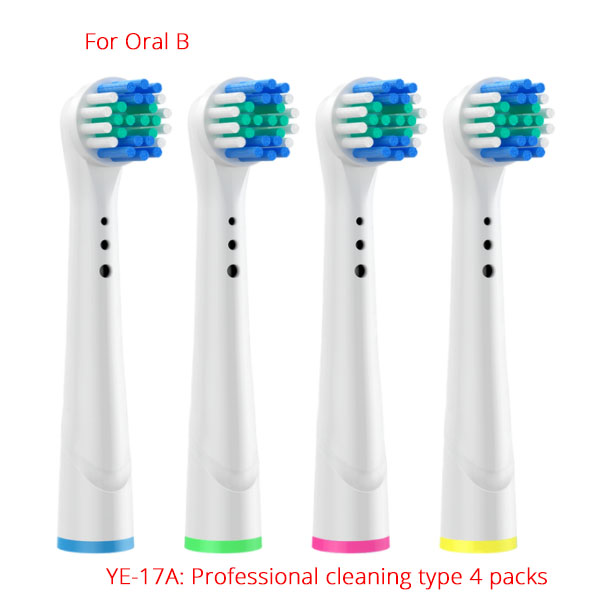   4Pcs/Set  YE-17A Electric Toothbrush Head For Oral B Electric Toothbrush  