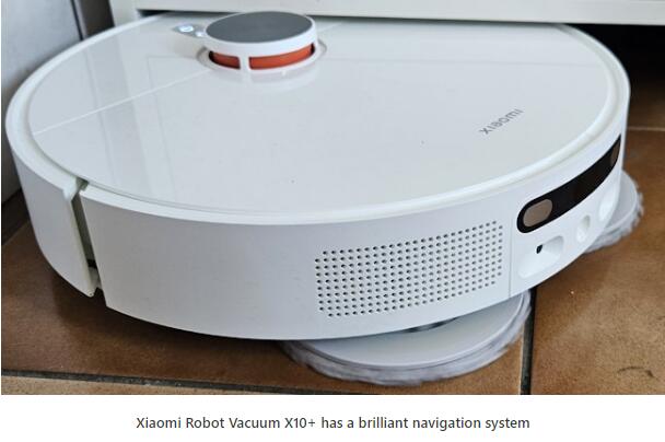 Xiaomi Robot Vacuum X10+ has a brilliant navigation system