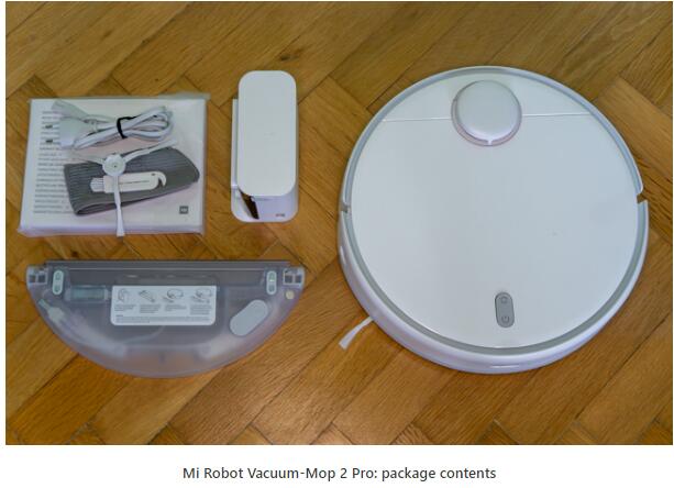 Mi Robot Vacuum-Mop 2 Pro: package contents