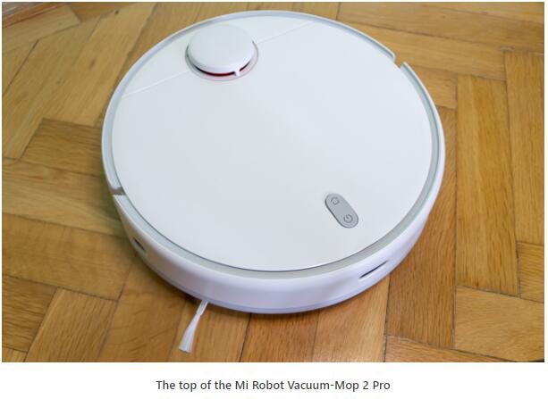 The top of the Mi Robot Vacuum-Mop 2 Pro