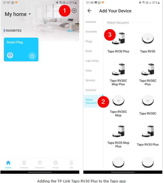 Adding the TP-Link Tapo RV30 Plus to the Tapo app