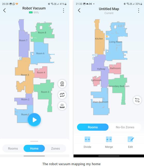 The robot vacuum mapping my home