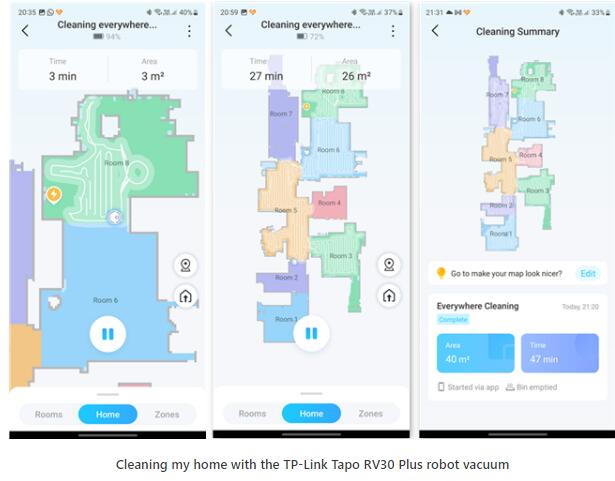 Cleaning my home with the TP-Link Tapo RV30 Plus robot vacuum