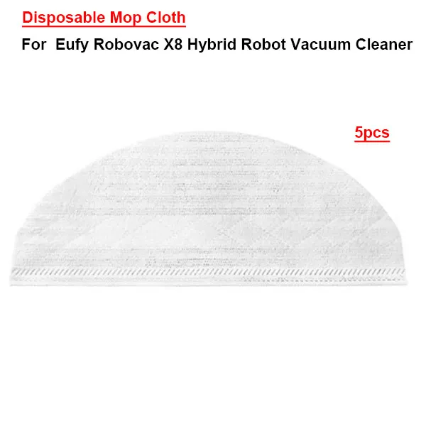 Disposable Mop Cloth  For Eufy Robovac X8 Hybrid Robot Vacuum Cleaner