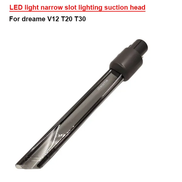   LED light narrow slot lighting suction head For dreame V12 T20 T30  