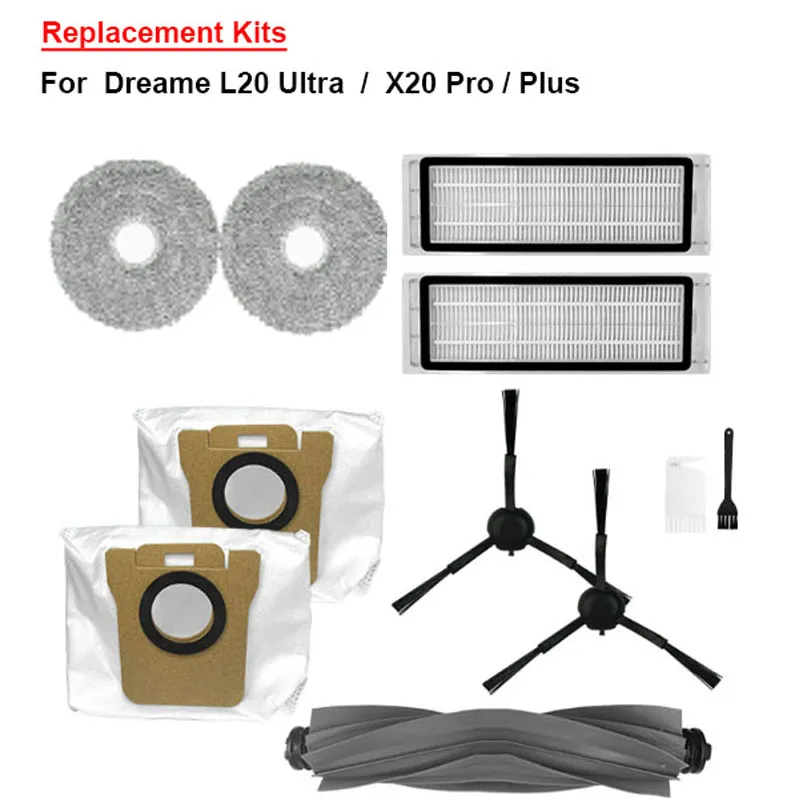  Replacement Kits For Dreame L20 Ultra / X20 Pro / Plus  