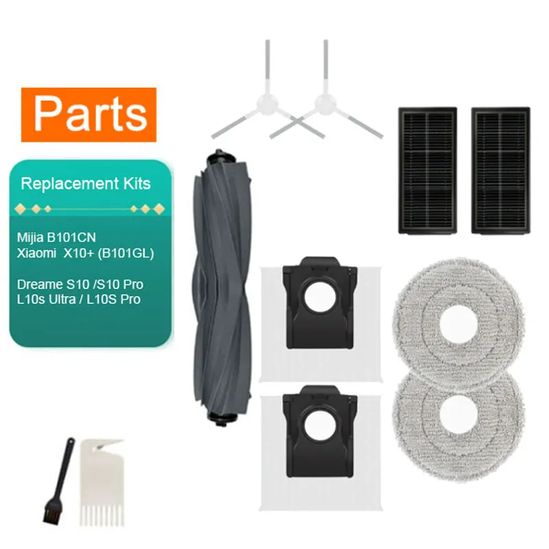   Replacement Kits For Dreame For L10s Ultra Gen2/X30 Ultra /L40 Ultra AE/L40 Ultra CE/L40S Ultra AE/L40S Ultra CE 