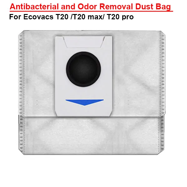 Antibacterial and Odor Removal Dust Bag  For Ecovacs T20 /T20 max/ T20 pro
