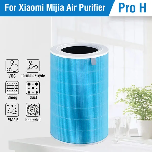  (Blue/Green/Purple)Air Purifier Filter for Xiaomi Mi Mijia Air Purifier Pro H 