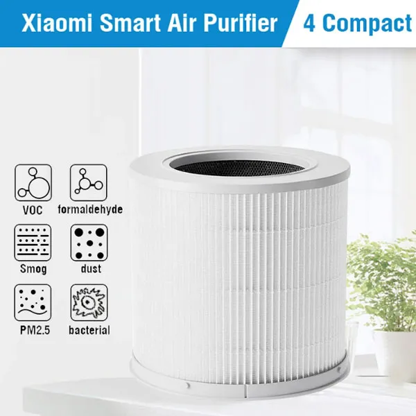  white Air Purifier Filter For Xiaomi Smart Air Purifier 4 Compact 
