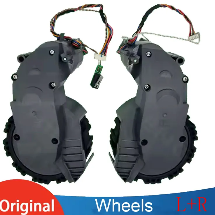    Original Black Wheels (L+R) For Roborock S8 / S8+ / S8 Pro Ultra / Q5 pro / Q5 Pro+ / Q8 Max / Q8 Max+ / Q5 Max+ / S8 Max Ultra / G20 / + / plus   