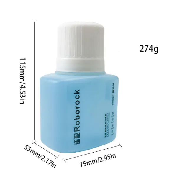   OEM Cleaning solution 200ml  For  Roborock   G10 G20 P10 T7S S7 S 