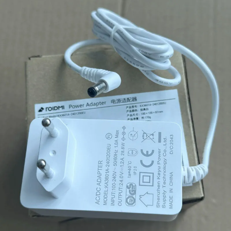  KA3601A-2401200EU EU charger For Roidmi Eve plus 