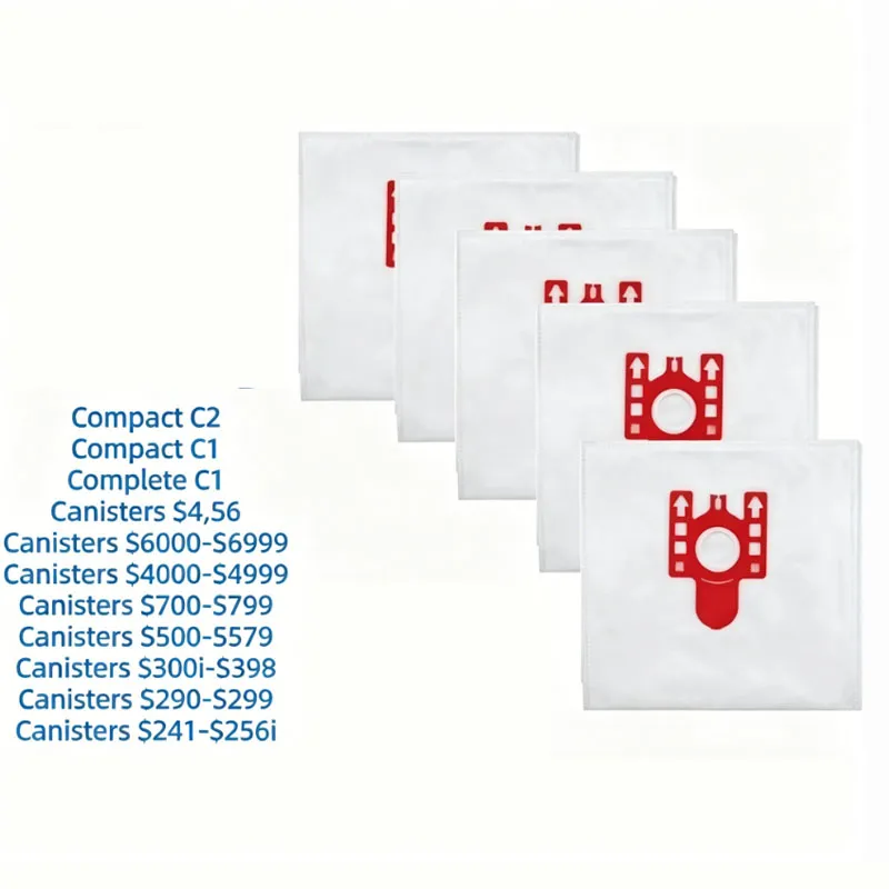  10pcs/set Type GN FJM Dust Bags Compatible with Miele Vacuum S300 S500 S2000 