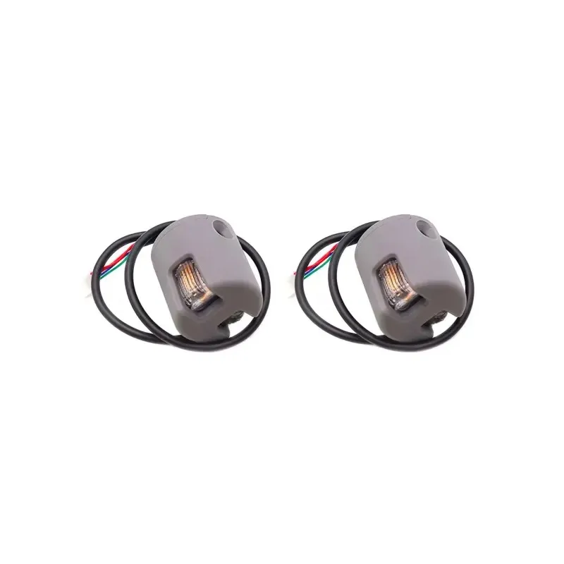 1 Pair Turn Signals for Xiaomi 5/5Pro/5Max Scooters Circular Turn Signal Light Turning Light Warning Light Turn Signal Safety Light for Xiaomi 5 5 Pro 5 Max Electric Scooter
