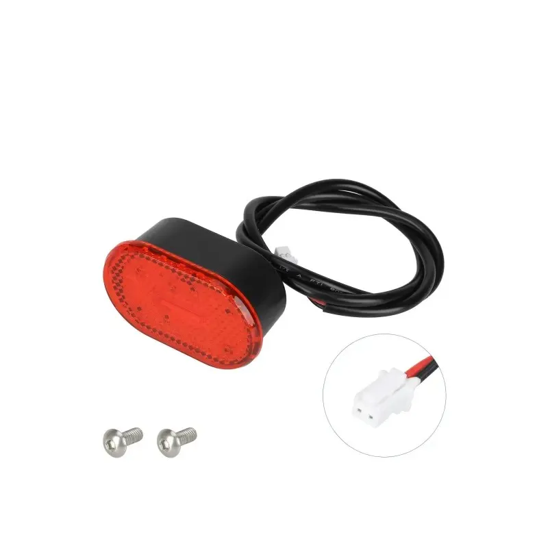Taillight with Screws for Xiaomi 5/5 Pro/5 Max Electric Scooter Skate Tail Light Safety Warning Accessories Bike Tail Light Waterproof Rear Brake Indicator Light For Xiaomi 5 5 Pro 5 Max Electric Scooter Safety Warning Lights Cycling Parts