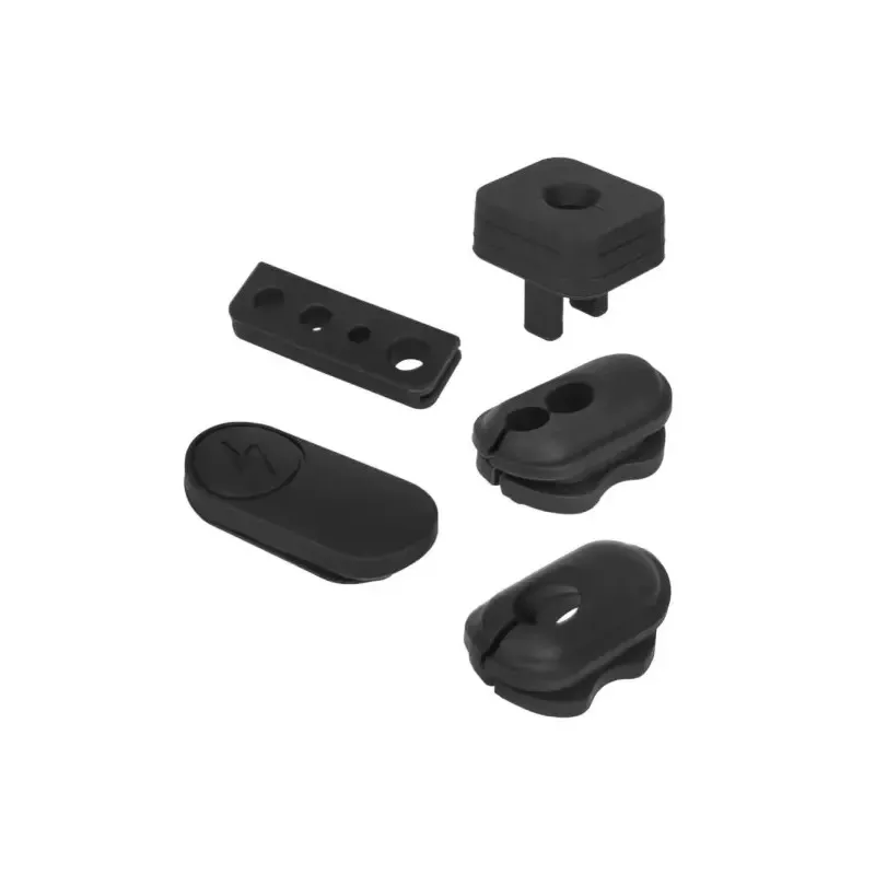 Xiaomi 5 Plus Electric Scooter Silicone Plug 5-Piece Set Dustproof Waterproof Silicone Plug Cover Charging Port Screw Hole Sealing Rubber Plug Original Replacement Protective Accessories