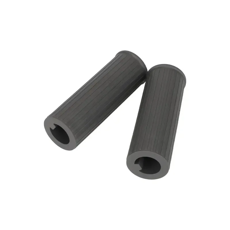 1 Pair Gray Handlebars for Xiaomi 5 Plus Elite Electric Scooter Handlebars Rubber Handlebars Non Slip Tube Handlebars Gloves Through Hole Handlebars with Card Slots Rubber Handlebars Tube Handlebars