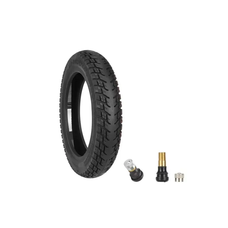 Ulip 12.5*2.125 (57-203) Self-Sealing Off-Road Tubeless Tires + Straig for Xiaomi 5 Plus Scooter 12 inch 12.5*2.125(57-203) Off-road Self-healing Tubeless Tire with Jelly for Electric Scooter Tire Replacement Accessories 12 1/2*2 1/4 Vacuum Tire with Glue