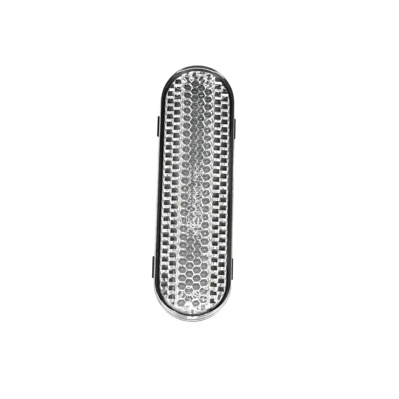 1 PCS Xiaomi 5 Plus Front Silver Reflective Block Electric Scooter Reflective Rubber Sleeve Reflective Strip Accessories Reflective Sheet Square Left And Right Warning Film Reflective Strip