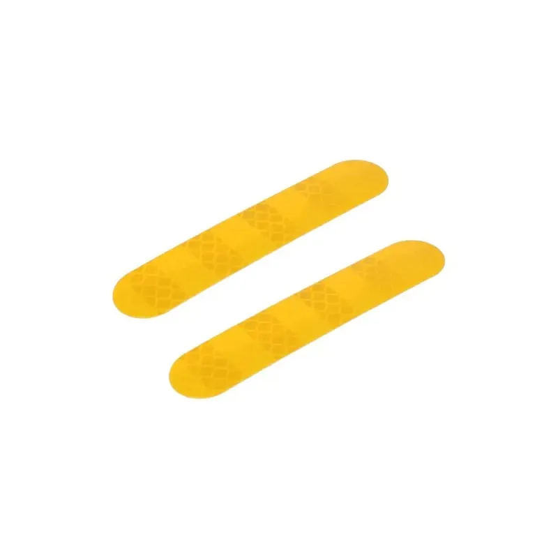 Xiaomi 5 Plus Side Yellow Reflective Stickers Electric Scooter Reflective Plastic Cover Reflective Strip Accessories Reflector Square Left And Right Warning Film Reflectors