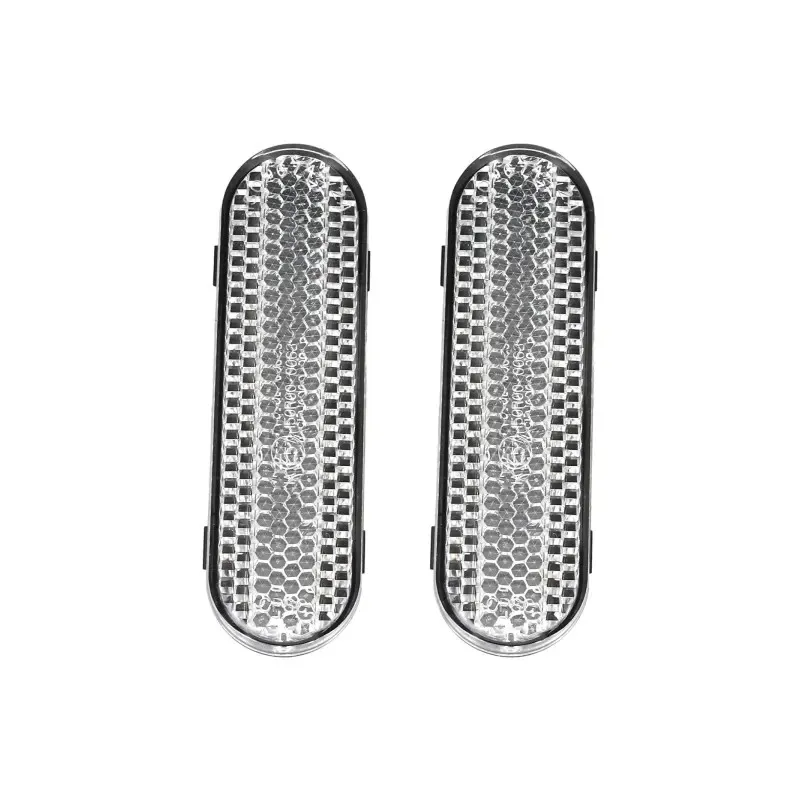 Xiaomi 5 Plus Front Silver Reflective Block Electric Scooter Reflective Rubber Sleeve Reflective Strip Accessories Reflective Sheet Square Left And Right Warning Film Reflective Strip