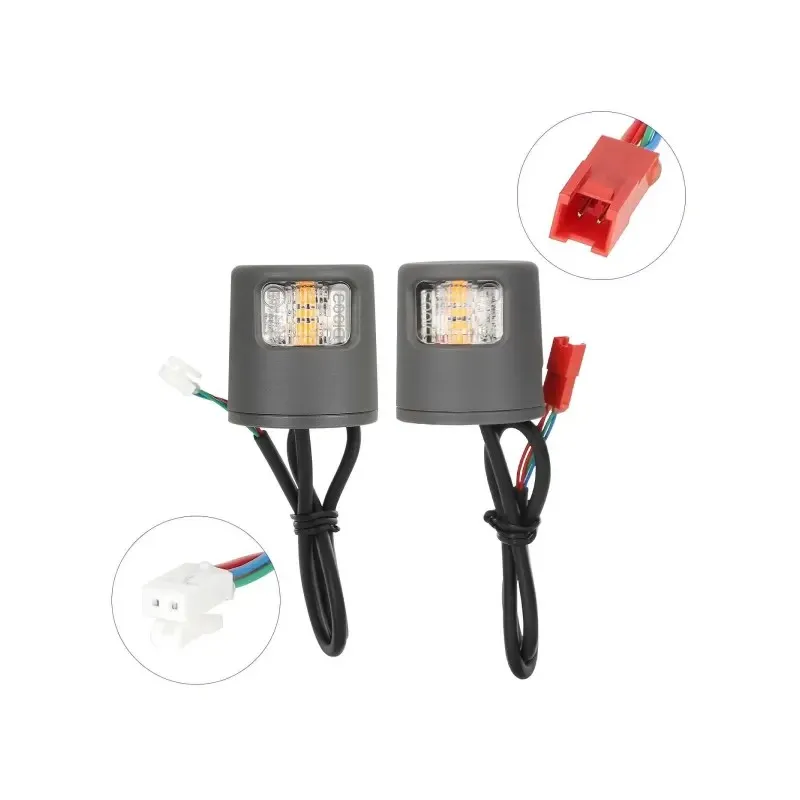 1 Set Original Turning Light for Xiaomi 4 Lite 2nd Gen Xiaomi 5 Plus Scooters Circular Turn Signal Light Turn Signal Light Warning Light Turn Signal Safety Light