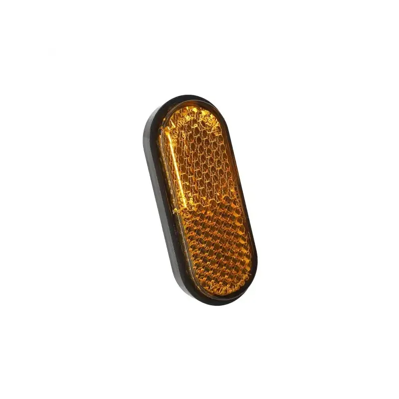 Original Yellow Front Fork Reflector for Xiaomi 4 Lite 2nd Gen Xiaomi 5 Plus Scooter Fork Plastic Reflective Cover Safety Tube Night Reflector Parts