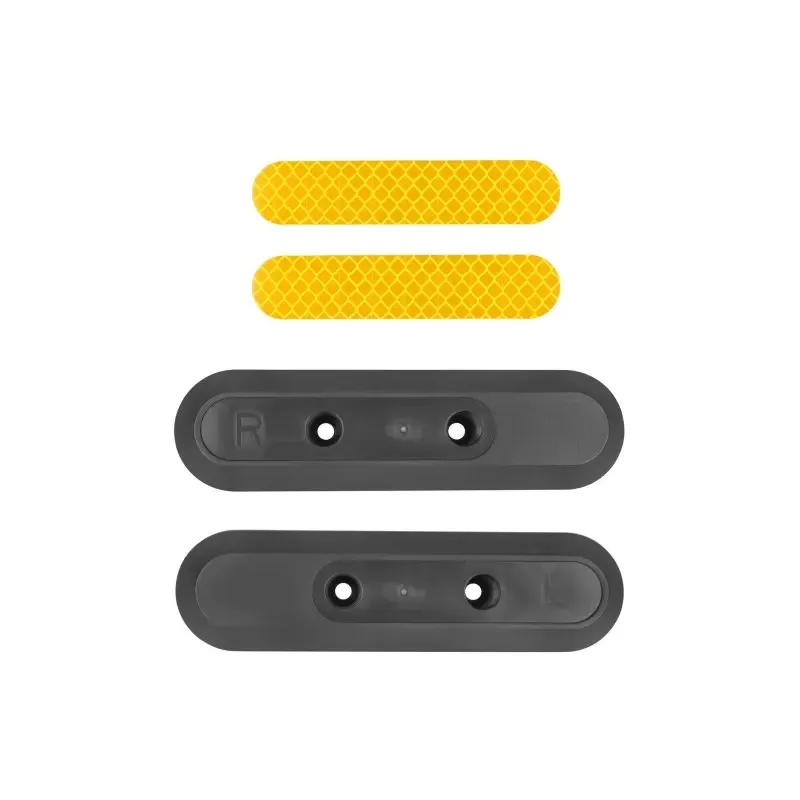 2 pcs Xiaomi 5 Plus Rear Decorative Cover +2 pcs Xiaomi 5 Plus Yellow Reflective Stickers Electric Scooter Shell Cover Plastic Cover Rear Fork Shell Cover for Xiaomi 5 Plus Electric Scooter