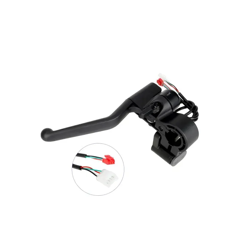 Original Left Brake Lever with Bell and Turn Signal Button for Xiaomi 6 Electric Scooters Brake Handle with Bell Ring and Turn Signal Button Accessories Xiaomi 6 Brake Set
