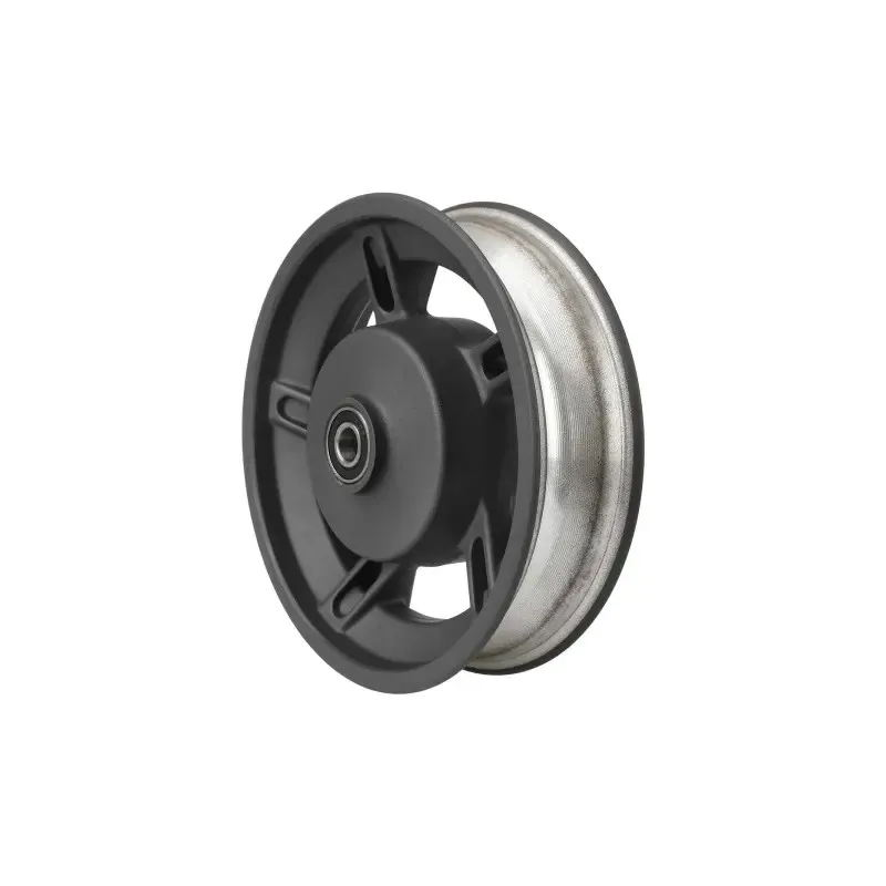 Original Rim for Xiaomi 4 Lite 2nd Gen Scooter Xiaomi 6 Lite Hub Aluminum Alloy Wheel Hub Electric Scooter Steel Ring with Brake Assembly Front Wheels Part