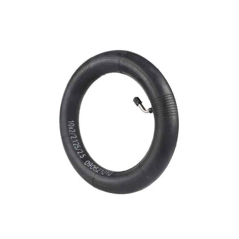 Ulip 10X2 Reinforced Bent Inner Tube with 0*0 Degree for Xiaomi M365 Pro 1S Scooter 10 Inch Tire Compatible With 10X1.90 10X1.95 10 X 2.0 10 X 2.125 10×2.5 Electric Scooter Accessories Replacement Parts Thick Butyl Rubber Camera
