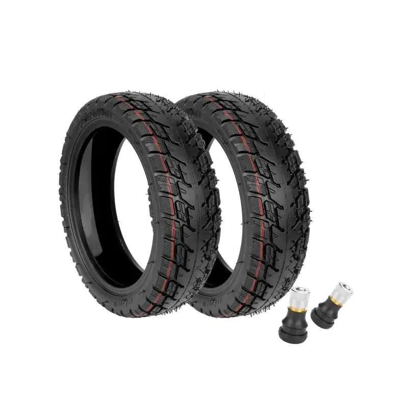 2 Sets of Ulip Self-Repairing 8 1/2*2(50/75-6.1) Off-Road Tubeless Tire with Valve with Goo Ulip 8.5Inch Self-repairing Off-road with Gel Vacuum Tyre for Xiaomi M365 1S Pro2 Mi3 E-Scooter 8 1/2*2 (50/75-6.1) Tire