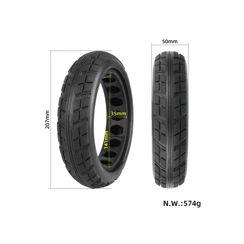 8 1 2*2 Solid Tire with Soft Rubber 8.5*2 Solid Tyre For 8.5 Inch Xiaomi M365 And Pro Pro 1S Electric Scooter