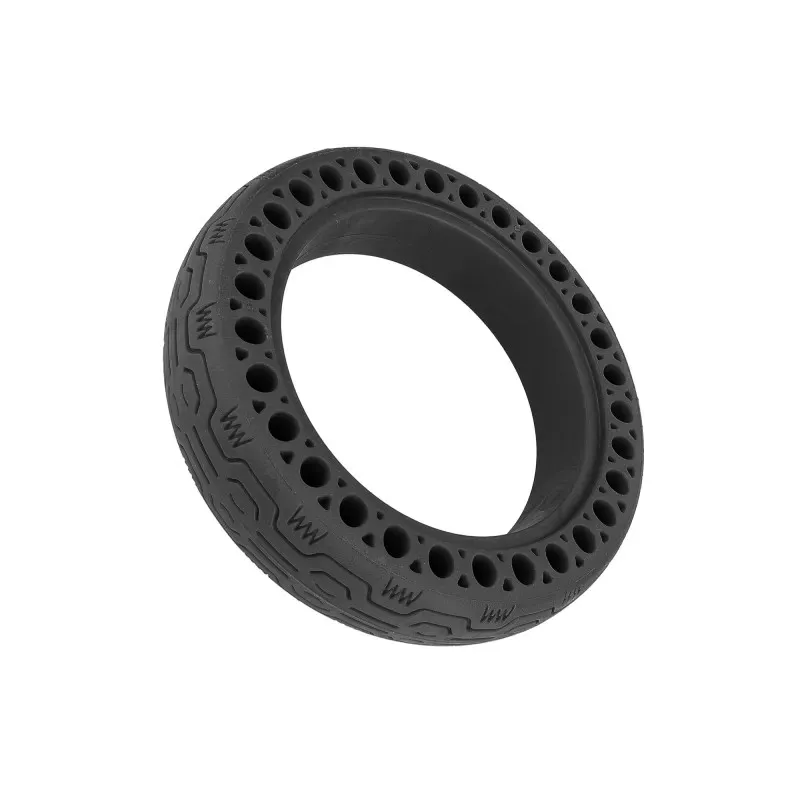 8.5 Inch Black Honeycomb Rubber Solid Tire For Electric Scooter Tubeless Shock Absorption Tire 8 1 2 Solid Tyre 8.5 Inch Rubber Solid Tire Damping Tire For Xiaomi Mijia M365 Electric Scooter