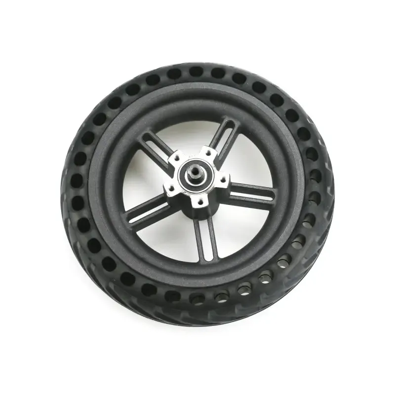 8 1/2*2 Wheel Rim with Solid Tire For Xiaomi M365 1S Scooter Wheel And Tire Integrated 5-Hole Original Wheel With Honeycomb Solid Tire