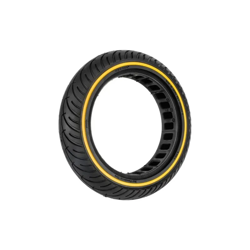8.5 Inch Honeycomb Soild Tires with Yellow Circle for Xiaomi M365 1S Pro Electric Scooter Updated Wear-resistant Explosion-proof Damping Tires