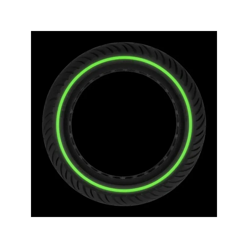 Nedong 8.5 Inch Honeycomb Soild Tires with Fluorescent Green Circle for Xiaomi M365 1S Pro Electric Scooter Updated Wear-resistant Explosion-proof Damping Tires