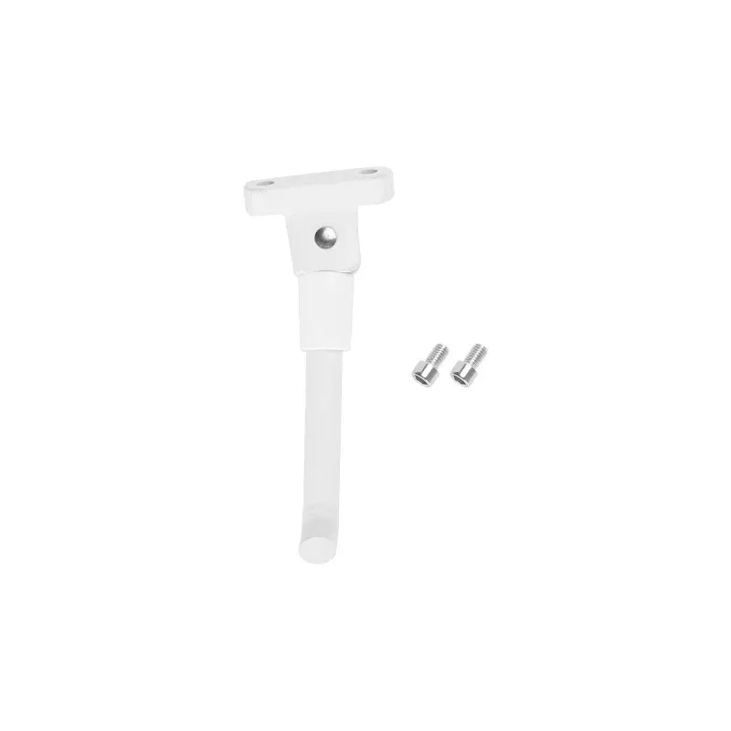 White Kickstand with 2 Screws for xiaomi M365/Pro/Pro2/1S/Essential Lite Scooters Millet Electric Scooter Foot Support Mijia M365 Scooter Side Support Stand 8.5 Millet Scooter Spare Parts Kickstand Parking Rack