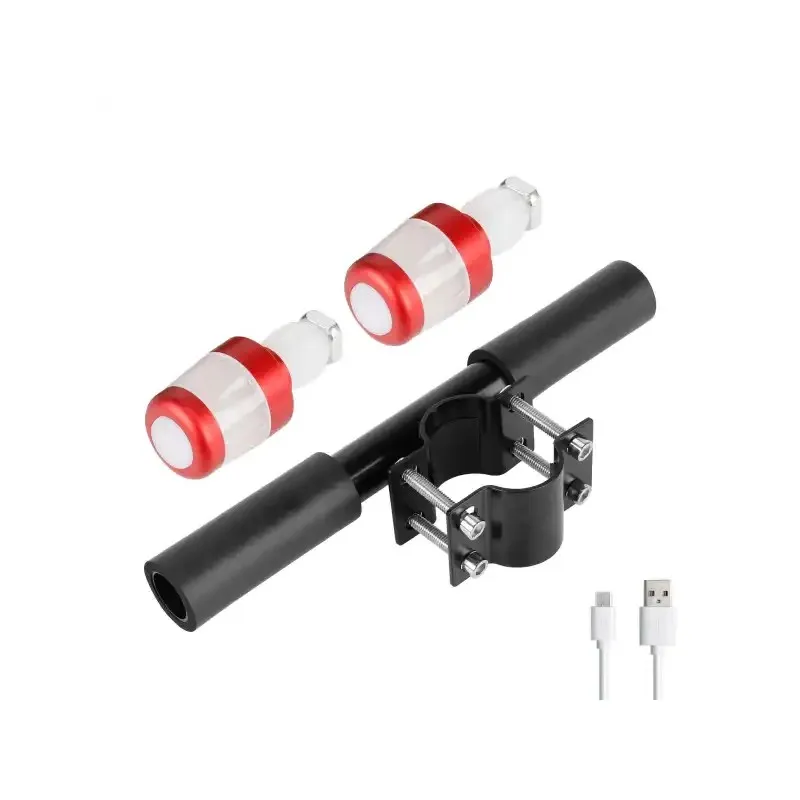 Ulip Kid Handle Bar with Red-White Ulip Light for Xiaomi M365 Pro Pro2 1S Ninebot F20 F25 F30 F40 Electeic Scooters Handle Bar with Lighted Child Armrest Electric Scooter Adjustable Handlebar for Kids Child Safe Handrail Spare Parts