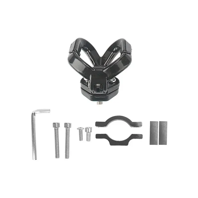 Black Double Hook with Black Fixing Ring Kit Xiaomi Scooter Front Double Hook M365 Pro Universal Double Vertical Storage Hook Rack Double Hook Modified Hook