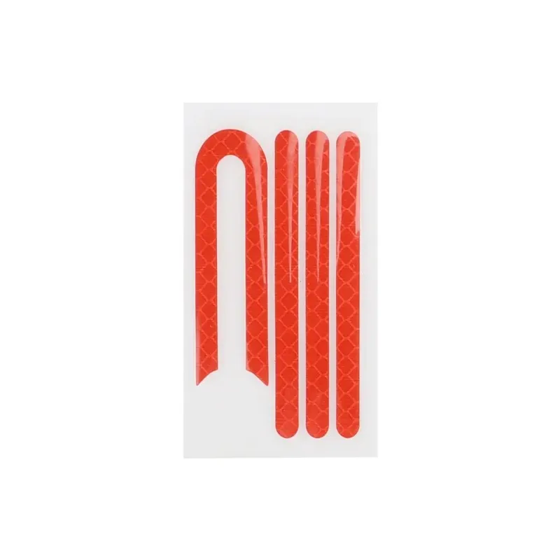 Red Reflector Bars for Xiaomi M365 and Pro Electric Scooter M365 1S Pro Pro2 And Lite Plastic Side Cover Reflective Strip U-Shaped Reflective Safety Protection Strip