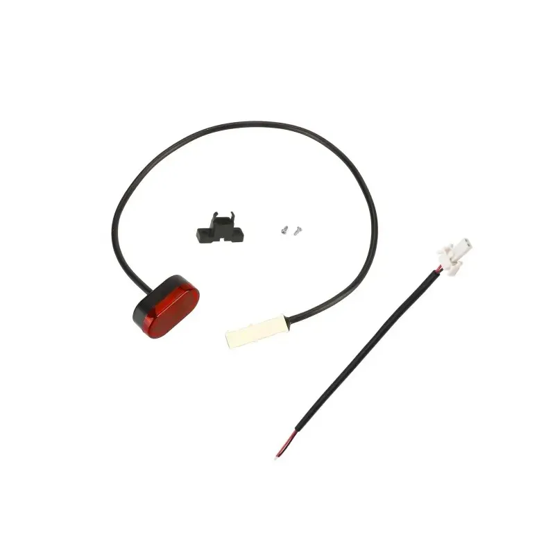 Xiaomi M365 Taillight with 2 Screws Clips Battery Connection Cable Electric Scooter Vehicles Rear Tail Light Lamp LED Tail Stoplight Safety Rear Light for Xiaomi M365 Electric Scooter