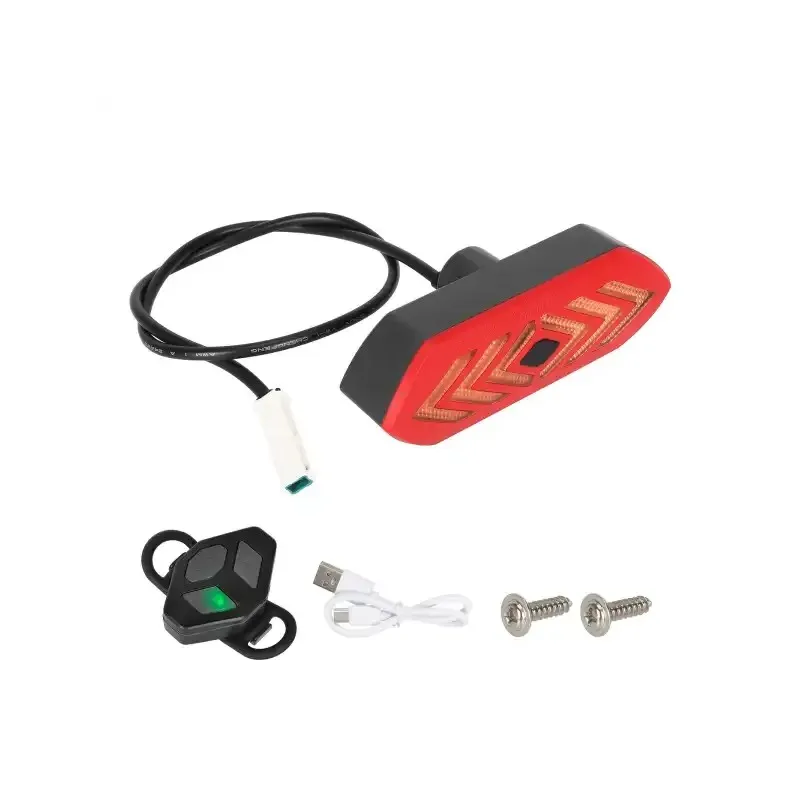 Ulip Turn Signal Tail Light for Xiaomi M365/1S Scooter Remote Control Charging Model with Wire Remote Control Turn Tail Light Xiaomi M365/1S Accessories