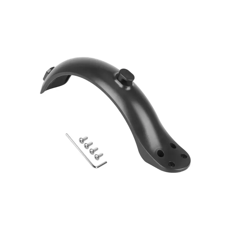 Black Rear Fender with 4 Holes for Copy M365 scooters 4 Hole Mudguard For OEM Electric Scooter Rear Fender Baffle 4 Hole 8.5 Inch Scooter Fender With Screws