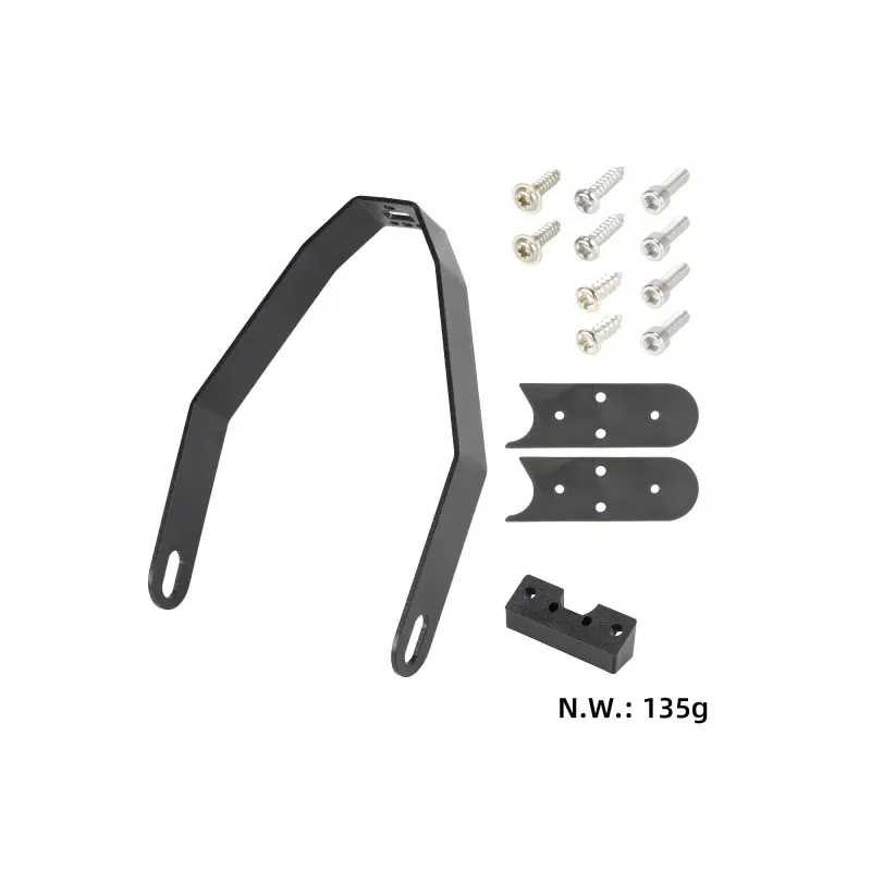 Black Metal Bracket of Rear Fender Bracket for Xiaomi M365 Pro Pro 2 1S Scooter Suitable for 8.5 Inch and 10 inch Tires