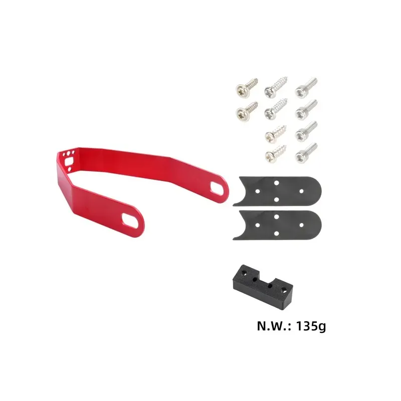 Red Metal Bracket of Rear Fender Bracket for Xiaomi M365 Pro Pro 2 1S Scooter Suitable for 8.5 Inch and 10 Inch Tires