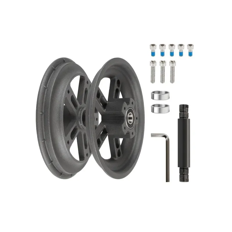 Gray Ulip Split Rear Hub for xiaomi M365/1S/MI3/Lite scooters 8.5 Inch Split Wheel Hub Solid Tire with Wrench Screw For Xiaomi M365 1S Mi3 Electric Scooter Aluminum Alloy Rear Hub