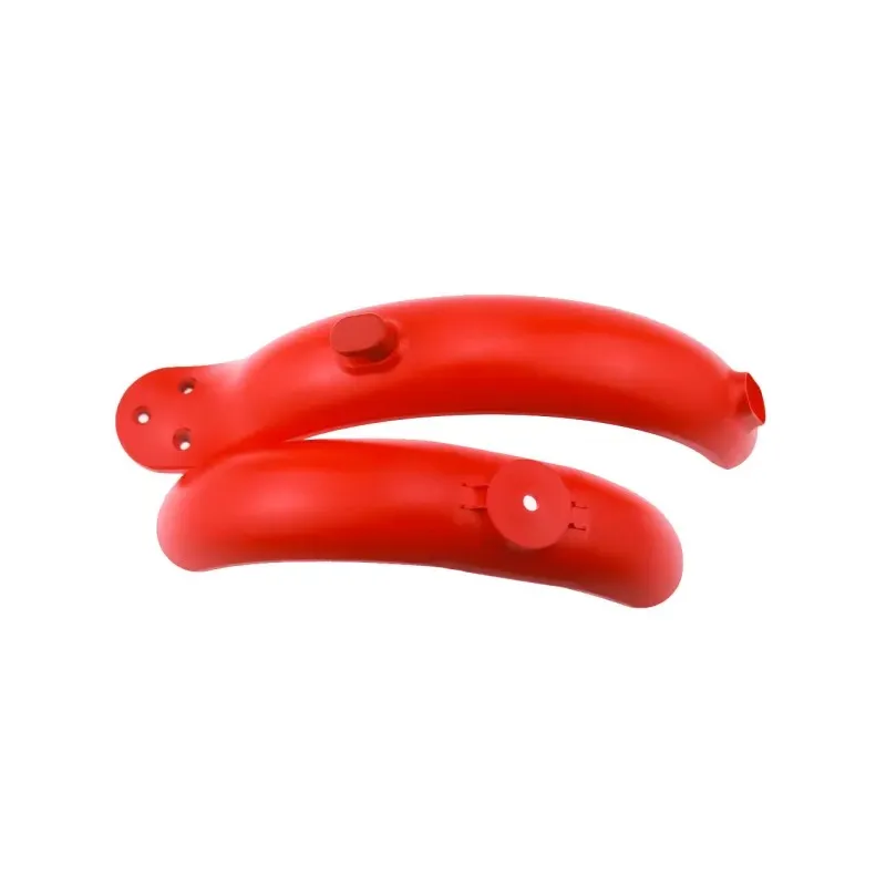 Red Rear Fender and Front Mudguards Kit for Xiaomi M365 and Pro Electric Scooters Retrofit Front and Rear Mudguard Kits
