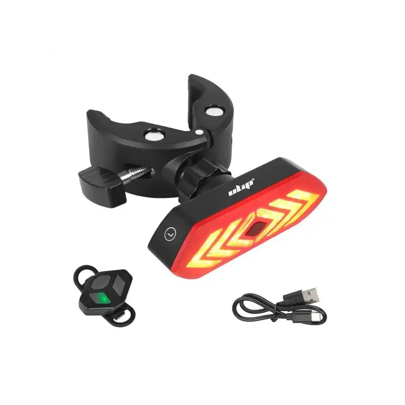 Upgraded Ulip Rechargeable Remote Turn Signal Tail Light Remote Rechargeable for Electric Scooter/Bicycle/Electric Bicycle Adjustable Rear Fender USB Rechargeable Turn Signal Accessories